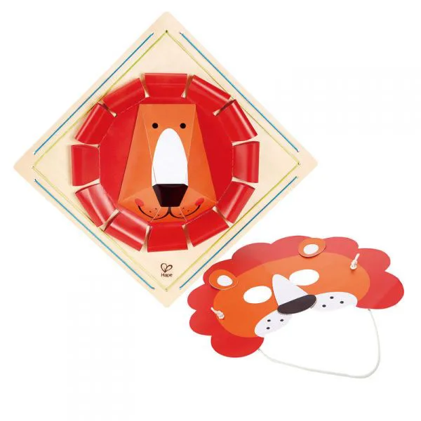 Творчески комплект, Hape, Направи си сам картина и маска, Лъв - Image 2