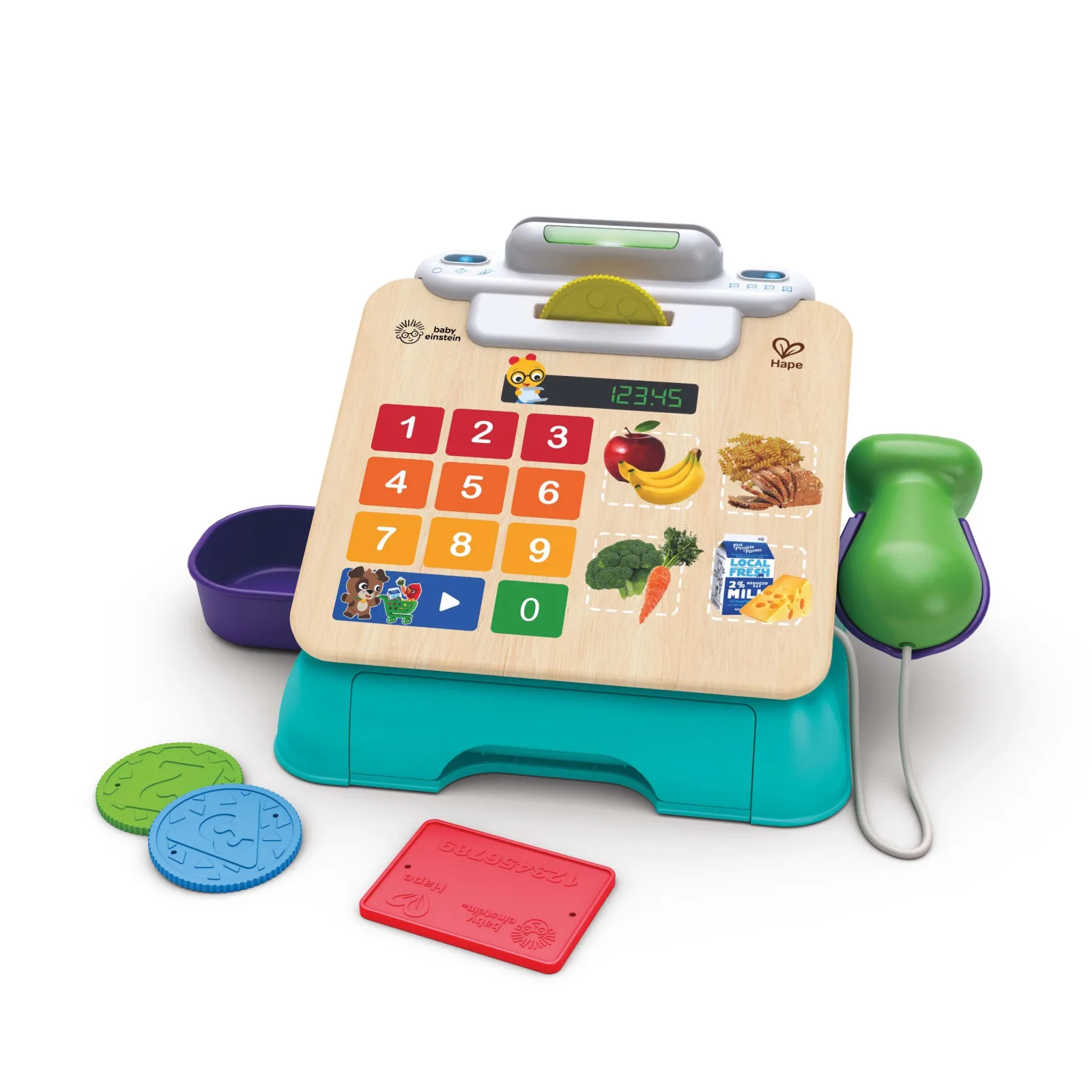 Интерактивна играчка, Hape, Baby Einstein, Касов апарат, 22 х 16 х 19 см - Image 4