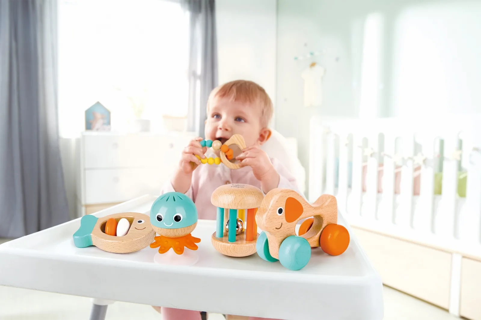 Бебешки сензорен комплект, Hape, 5 части - Image 5