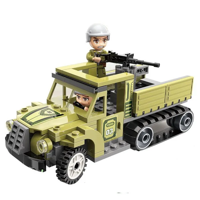 Конструктор, Qman, Combat Zone, Брониран автомобил, 113 части - Image 2