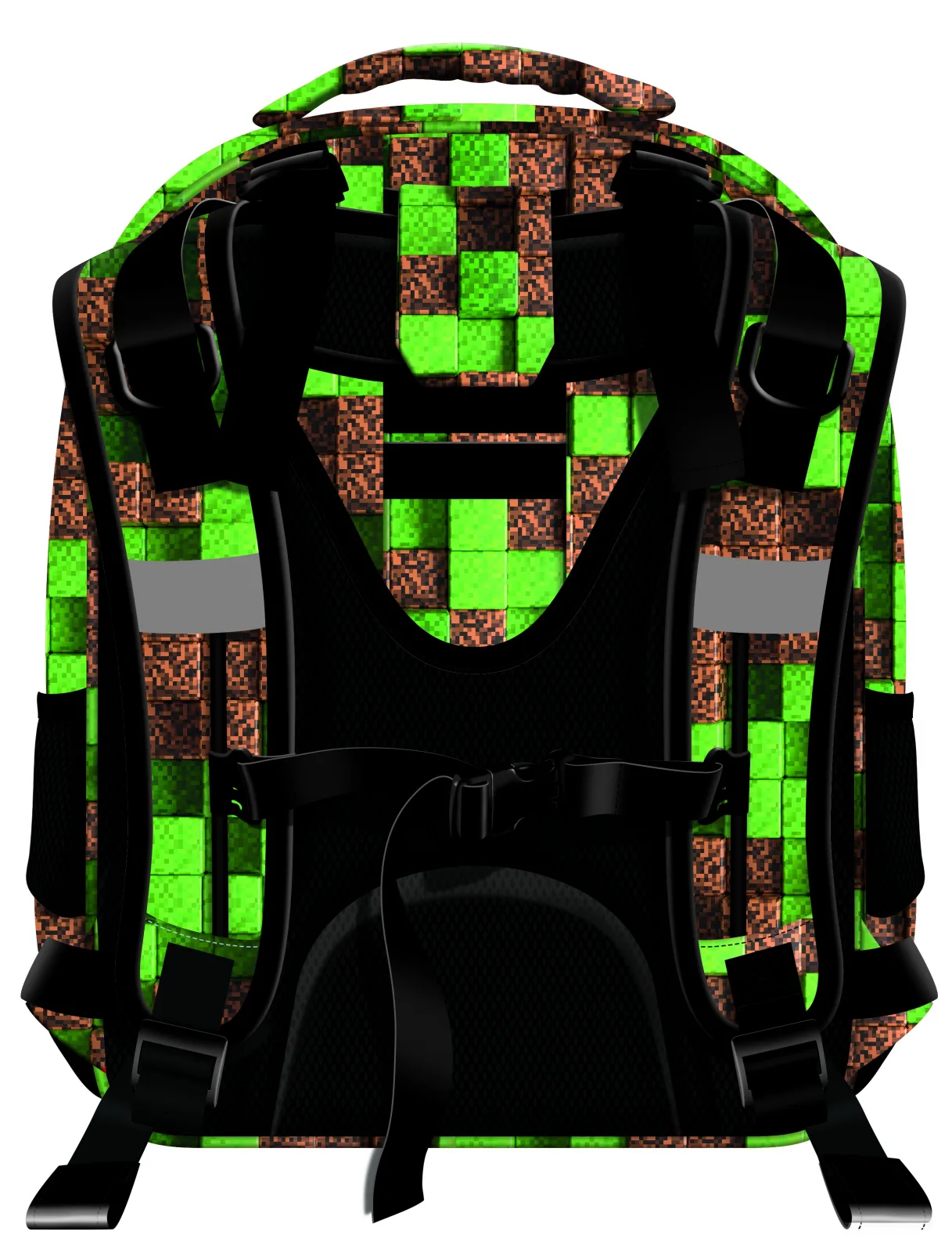 Ученическа раница, St.Right, Пиксели, 39 x 29 x 17 см - Image 2