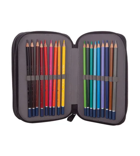 Ученически несесер, Astra, Hash, AC31 Jumbo, Ultraviolet Cats, С аксесоари, 20,5 x 13 x 6 см - Image 4