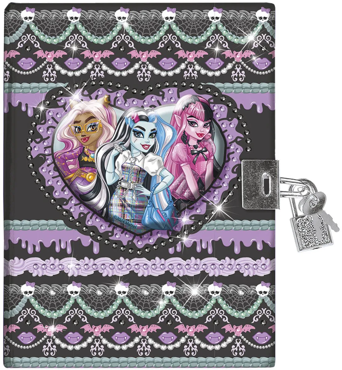Творчески комплект, Totum, Monster High, Декорирай сам таен дневник с диаманти - Image 4