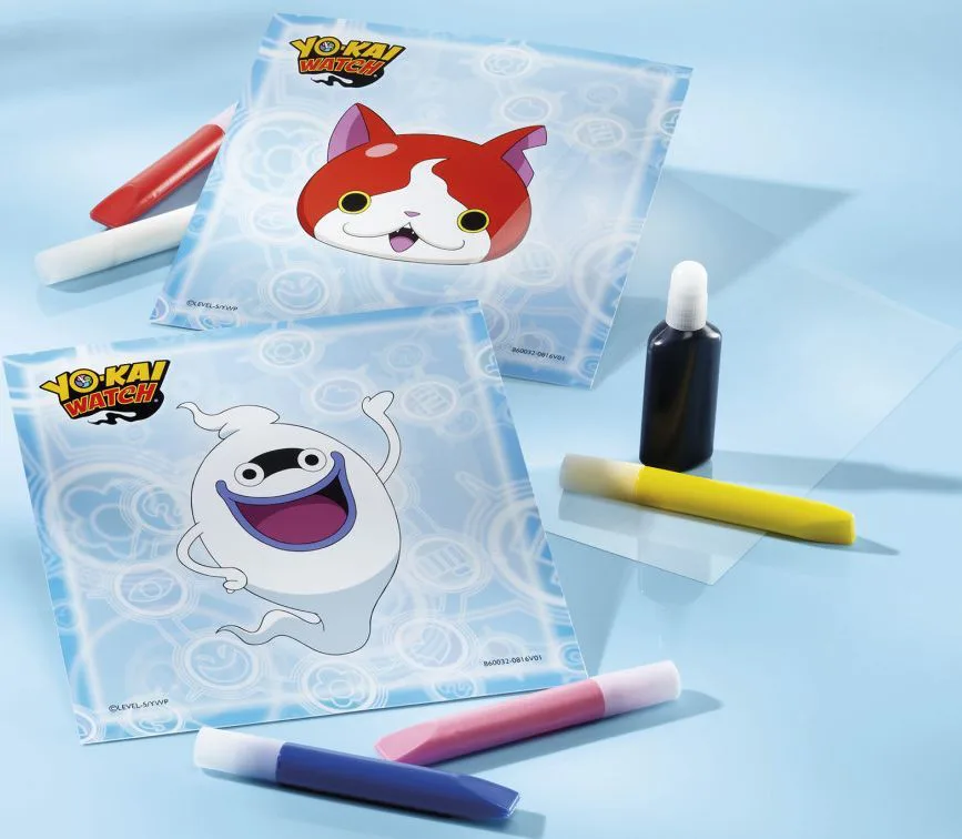 Творчески комплект, Totum, Yo-Kai Watch, Декорирай сам с писалки за стъкло - Image 2