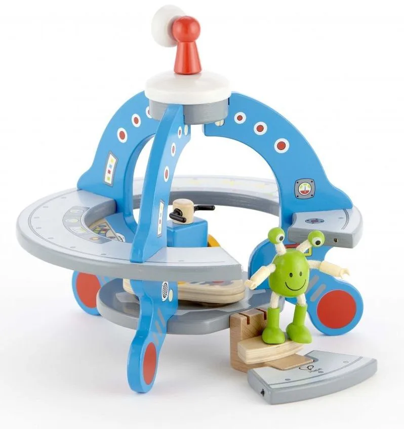 Дървен комплект, Hape, НЛО, 3 части - Image 4