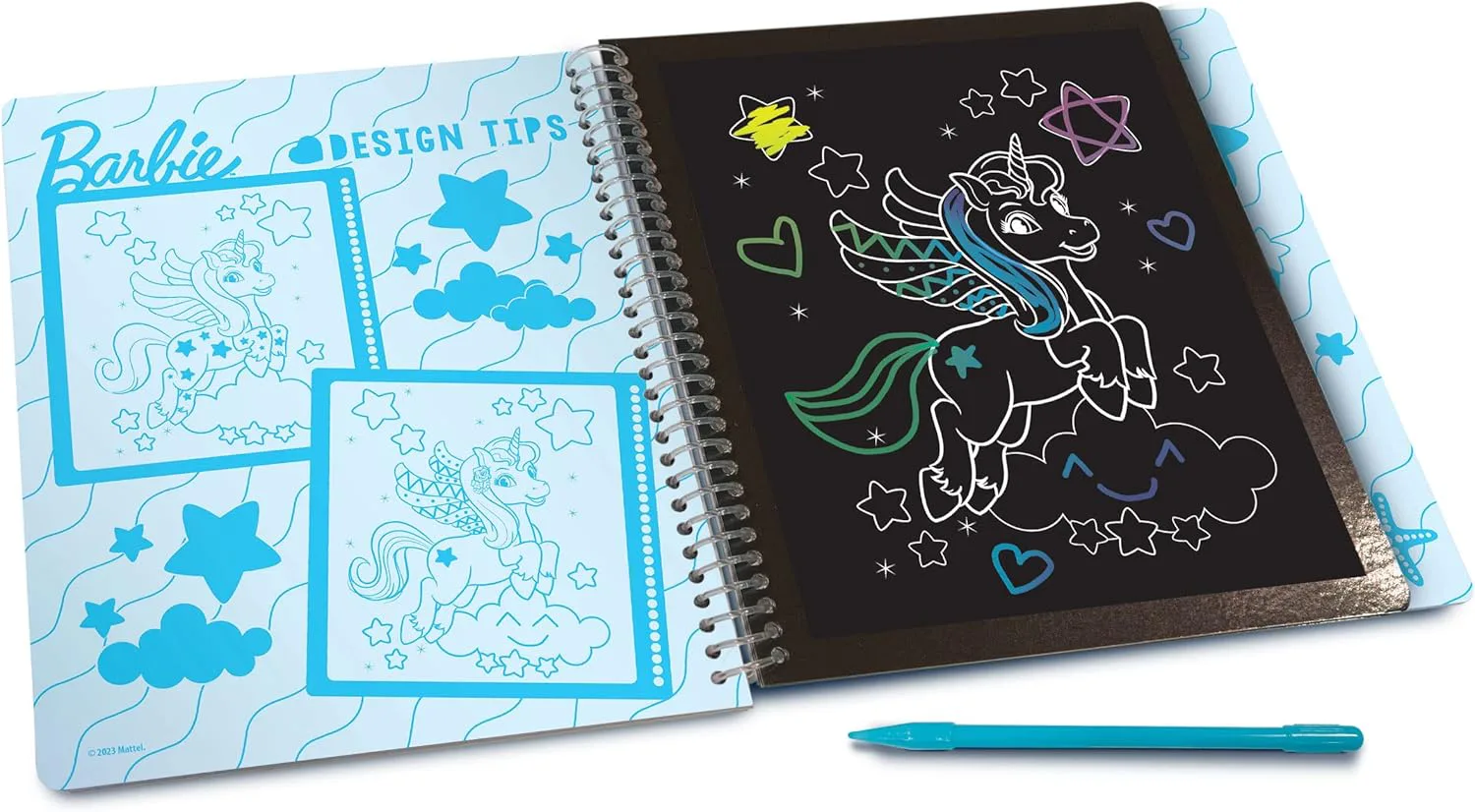 Творчески комплект, Lisciani, Barbie, Scratch Reveal, Скречбук Русалка - Image 2