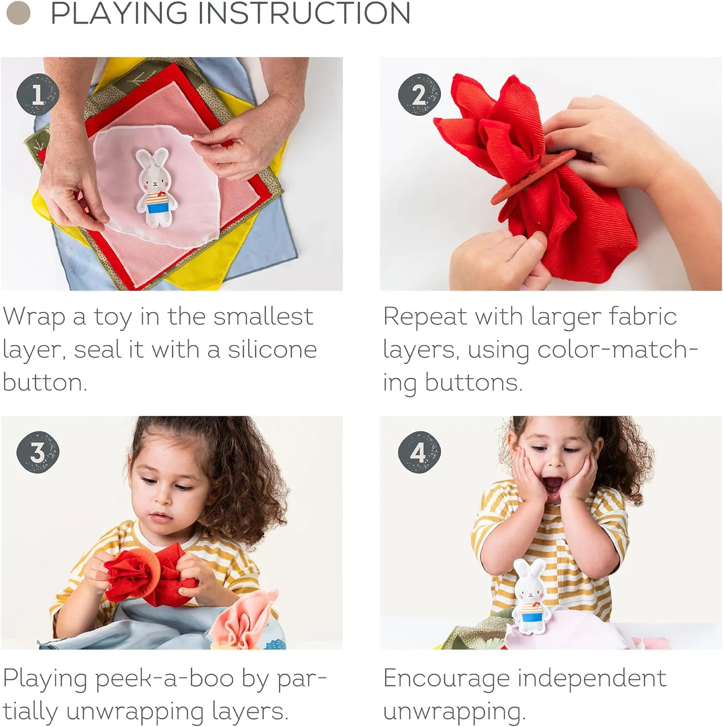 Сензорна игра, Taf Toys, Какво има вътре, 15 части - Image 3