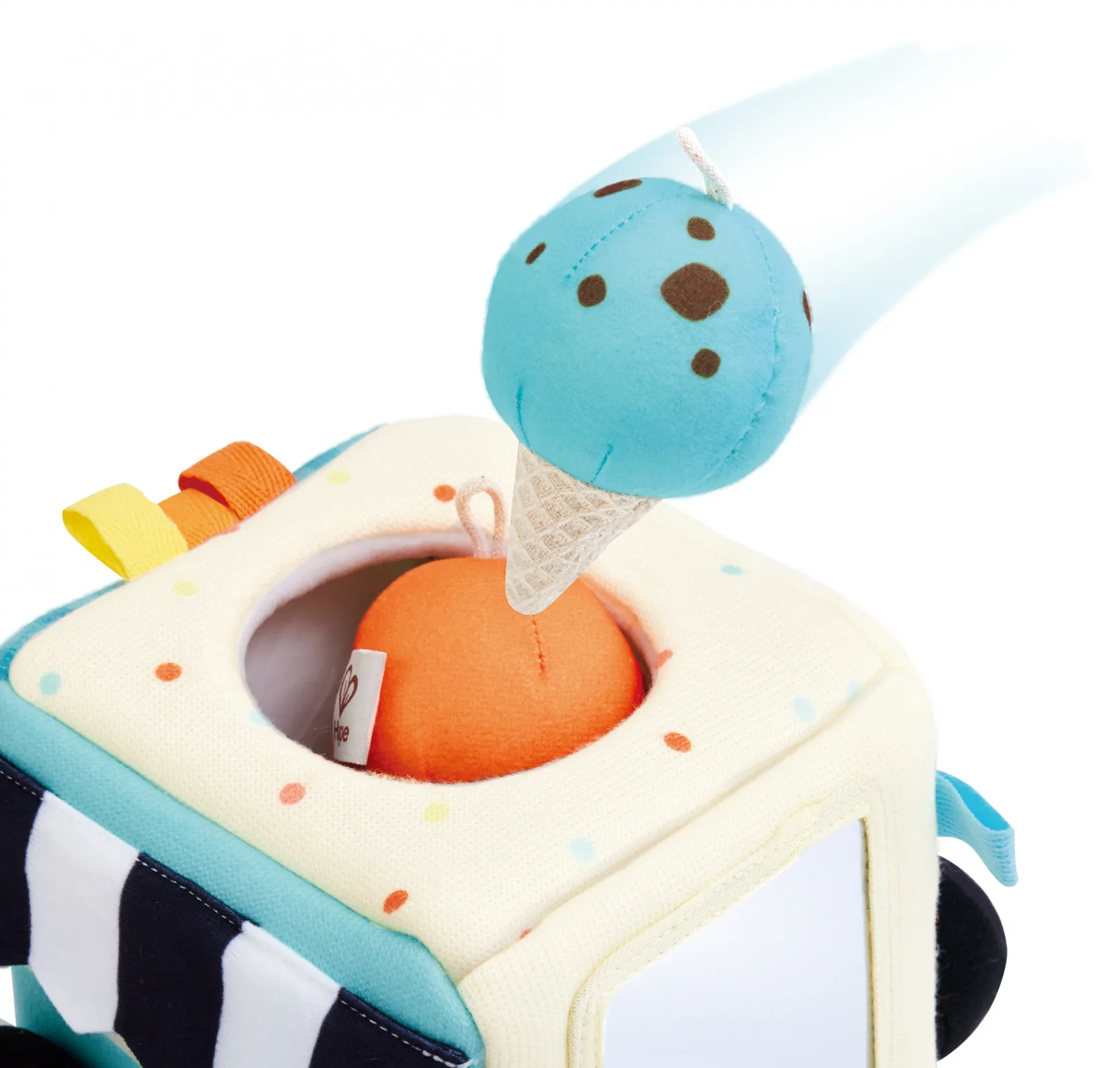 Мека сензорна играчка, Hape, Камион за сладолед - Image 2
