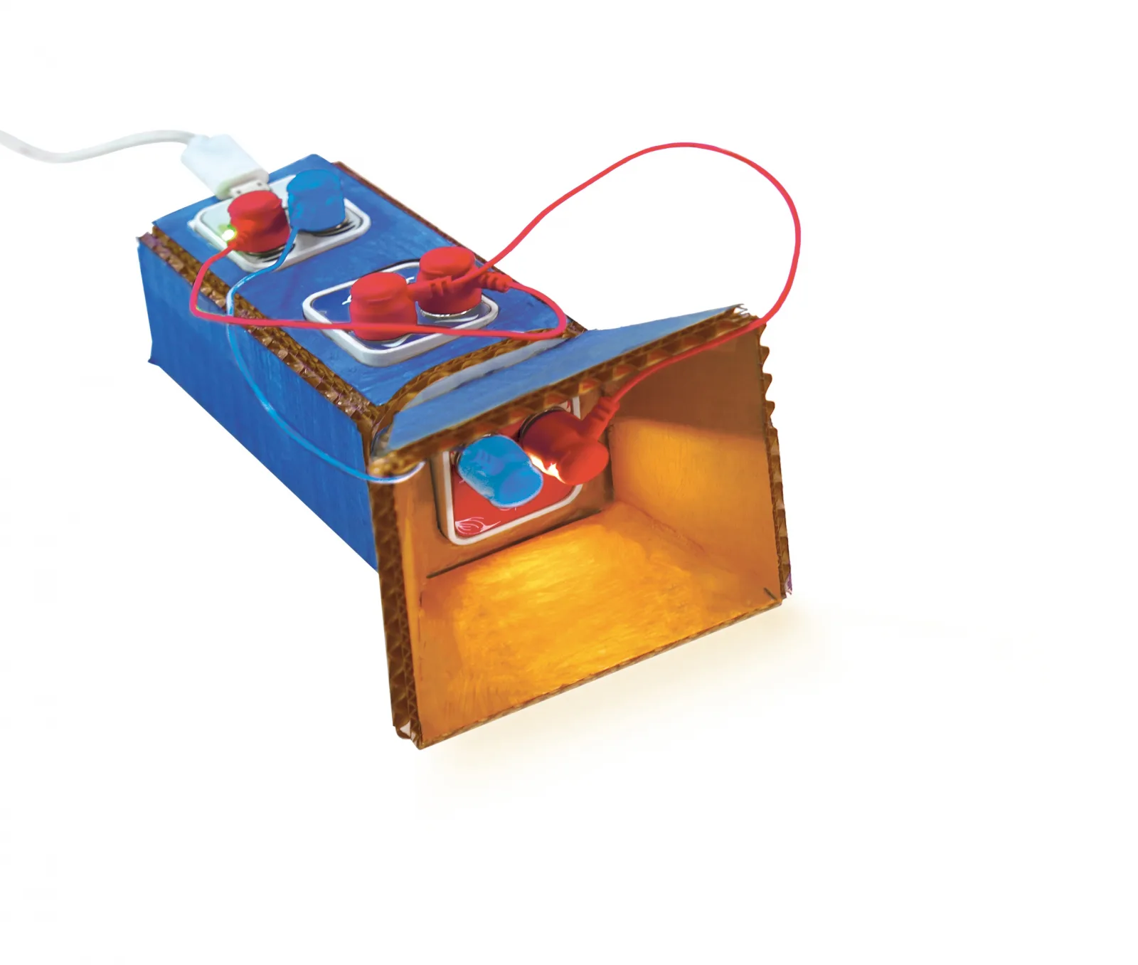 Образователен комплект, Hape, LabBox, Изследване на вериги, Базово ниво, 30 части - Image 4