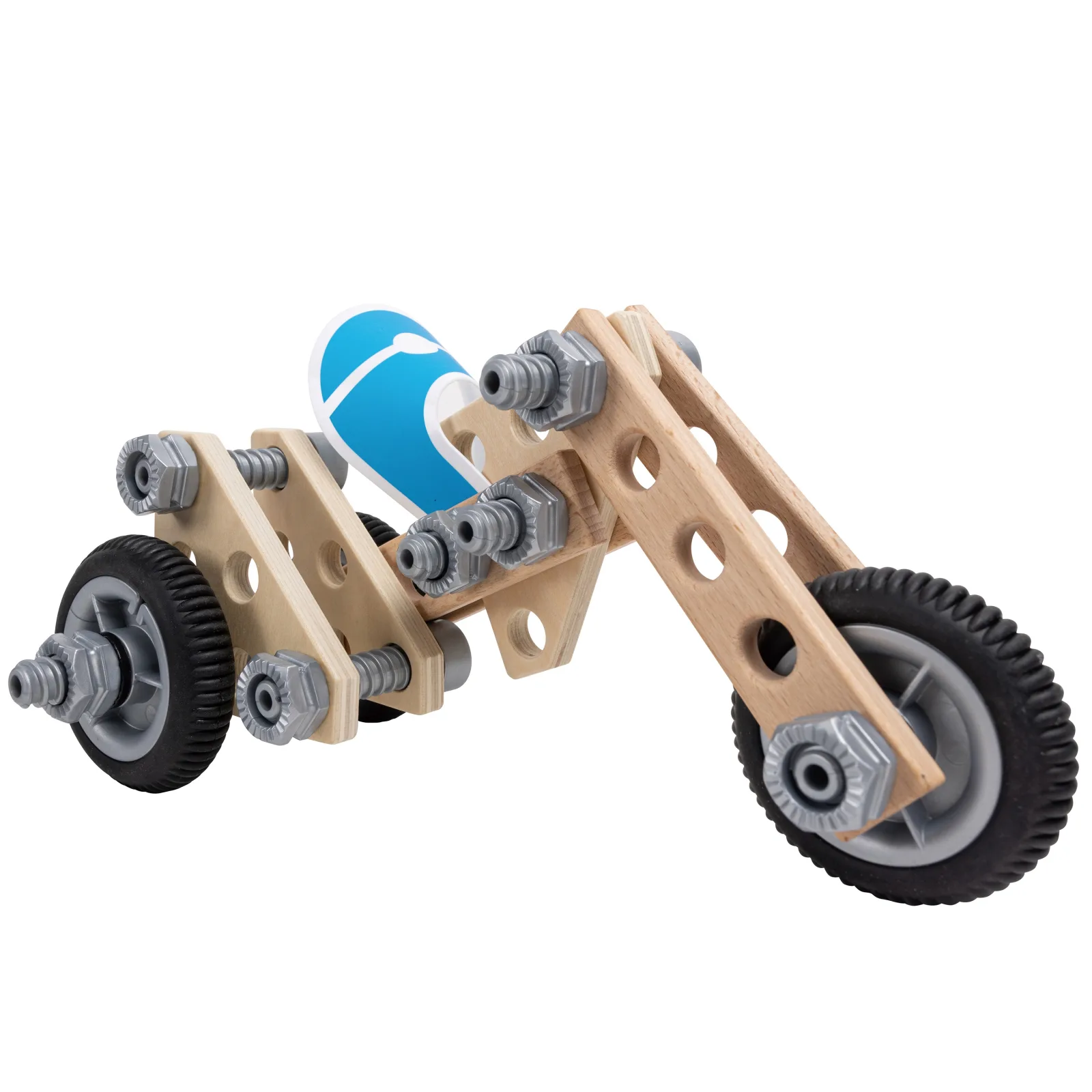 Дървен комплект, Hape, Млад изобретател, Мотоциклет, 34 части - Image 6