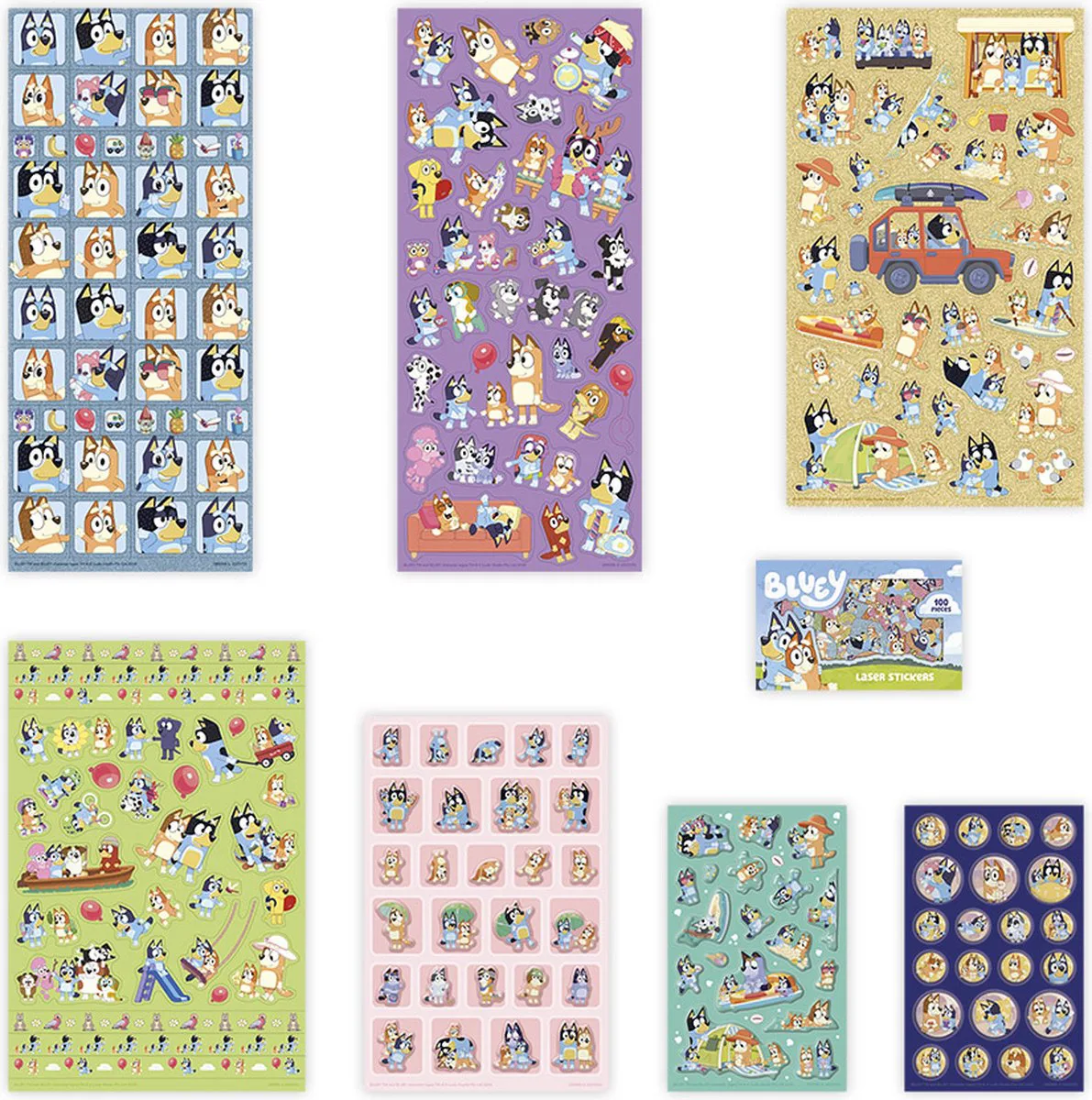 Комплект супер стикери, Totum, Bluey, 10 части - Image 3