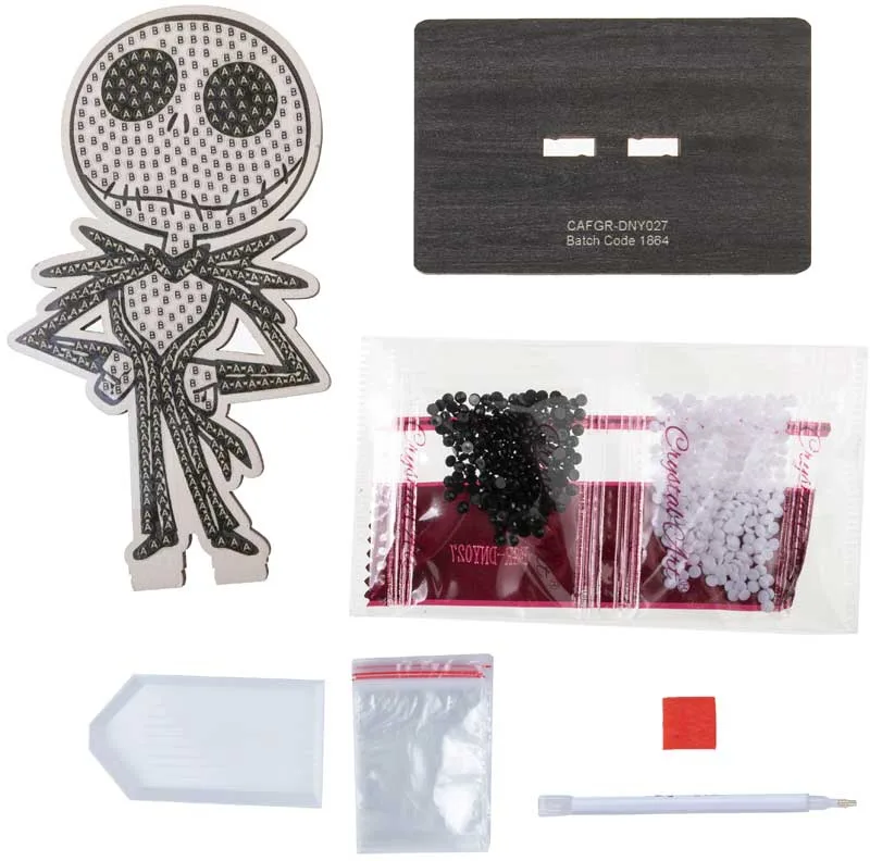 Комплект за диамантена бродерия, Craft Buddy, Crystal Art Buddies, Джак Скелингтън, 7 части - Image 2