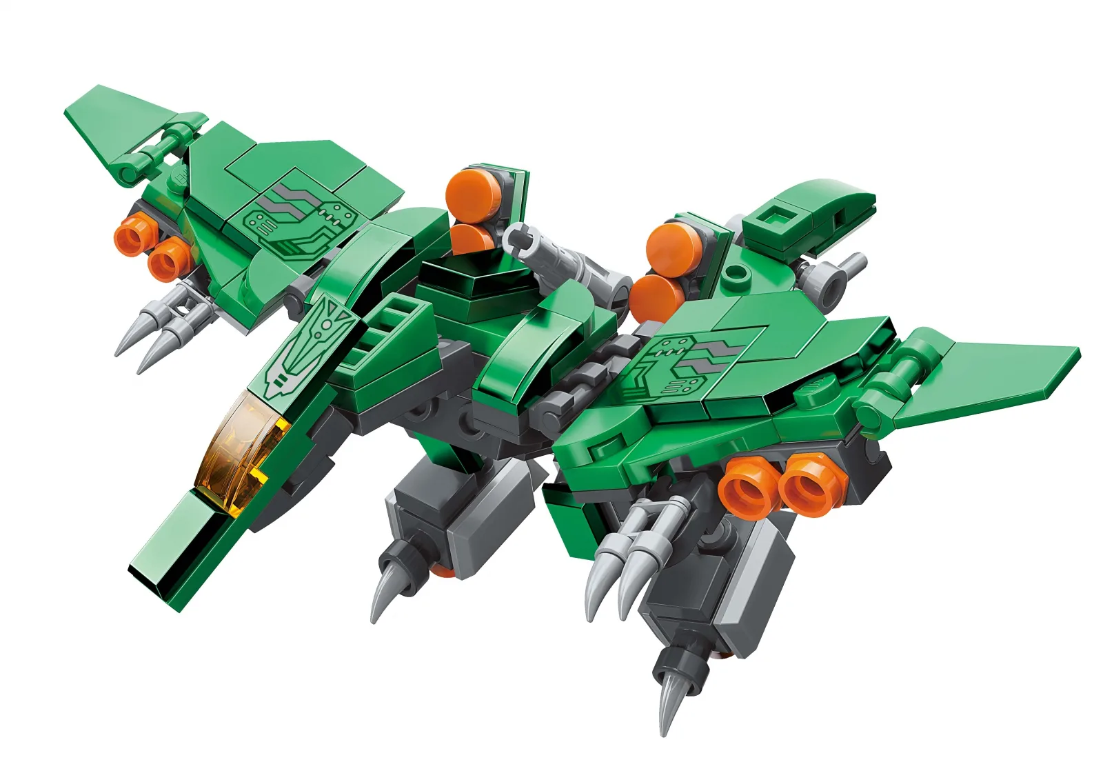 Конструктор, Qman, Mechanical Beasts, Властелинът на небето, Птерозавър, 149 части - Image 2