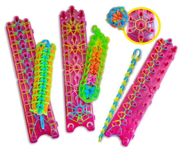 Творчески комплект, Craze, Loops, Комплект подложки и кука за плетене на гривни - Image 2