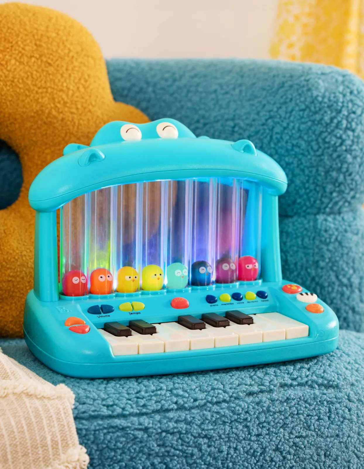 Детско музикално пиано, Battat, Хипопотам - Image 5