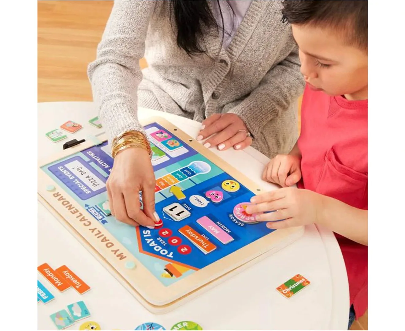 Образователен комплект, Battat, Магнитен календар, 85 части - Image 6