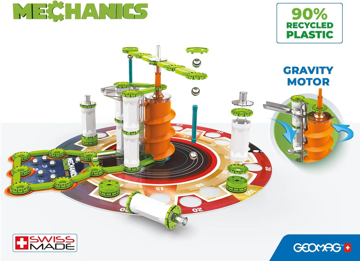 Магнитен конструктор, Geomag, Mechanics, Предизвикателство, 185 части - Image 3