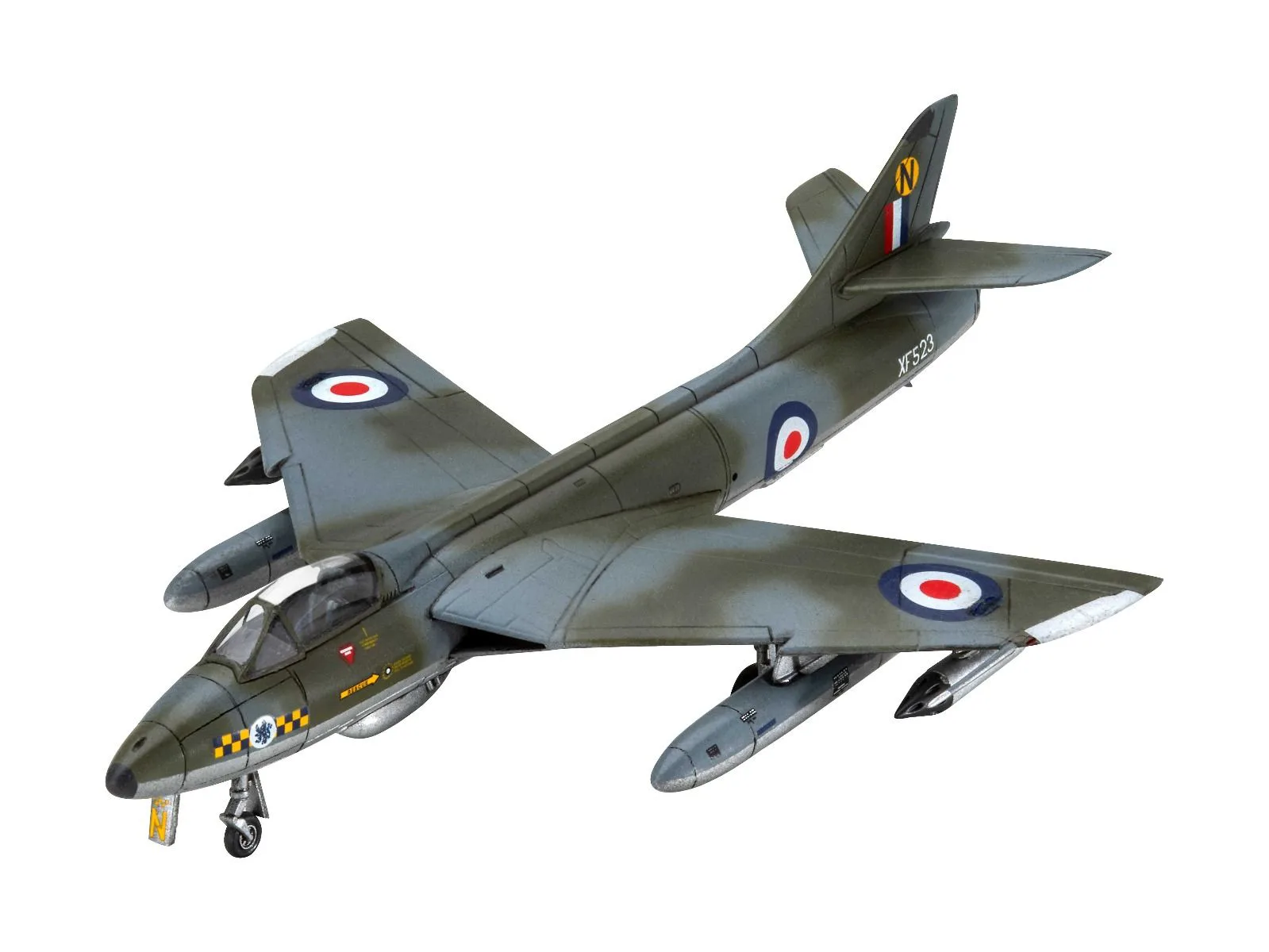 Сглобяем модел, Revell, Самолет Hawker Hunter FGA.9 - Image 6