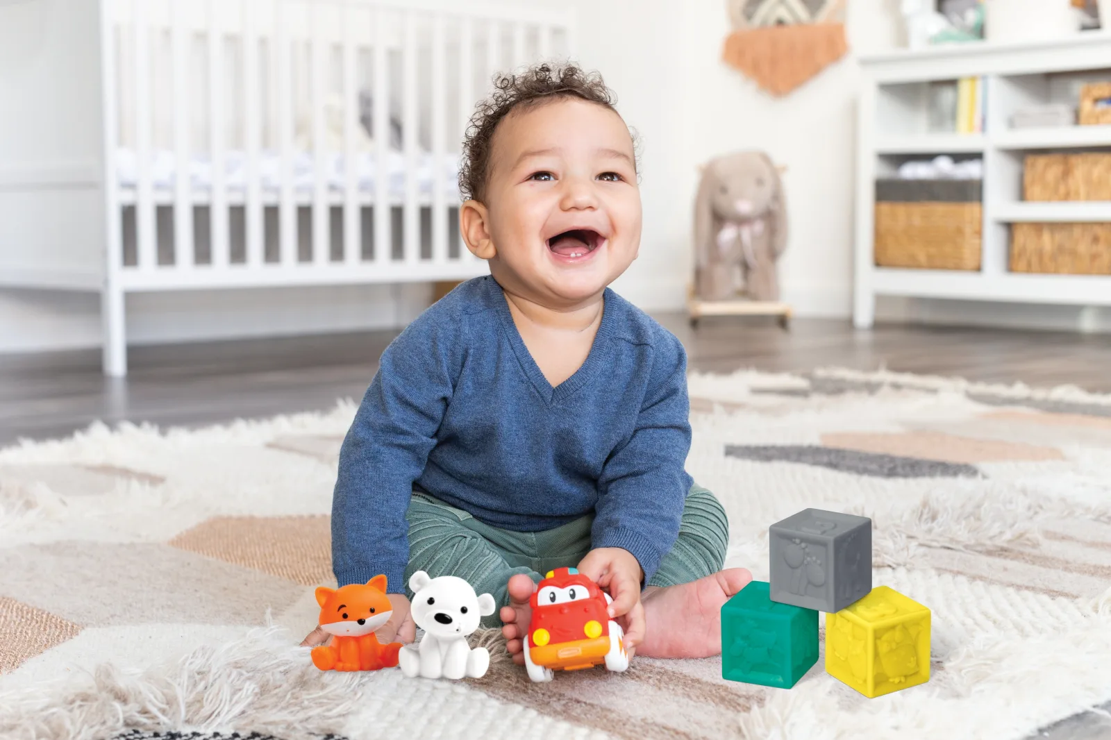 Комплект бебешки играчки, Infantino, Моят първи комплект, 11 части - Image 4