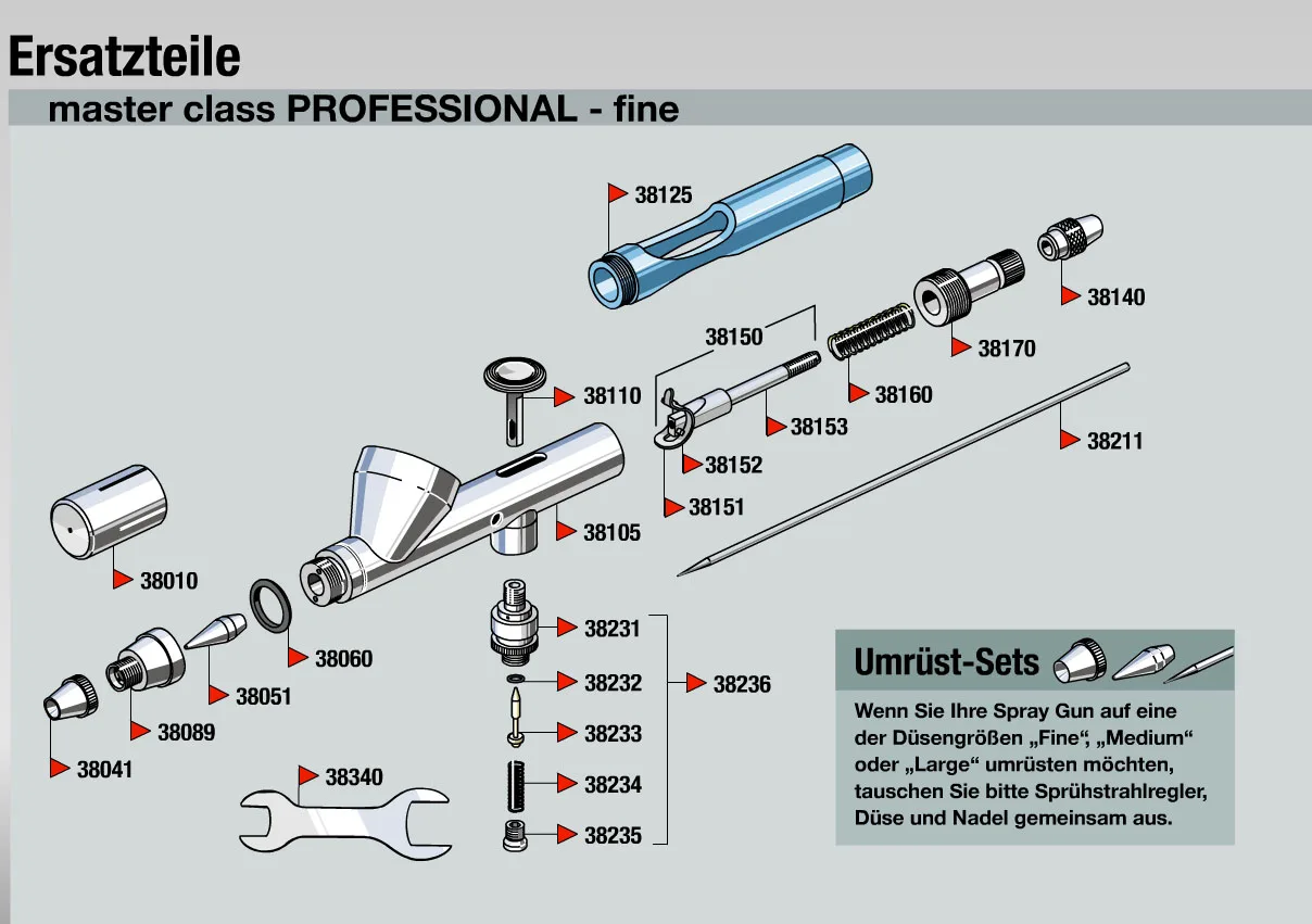 Комплект професионален аеорграф, Revell, Master Class - Image 2