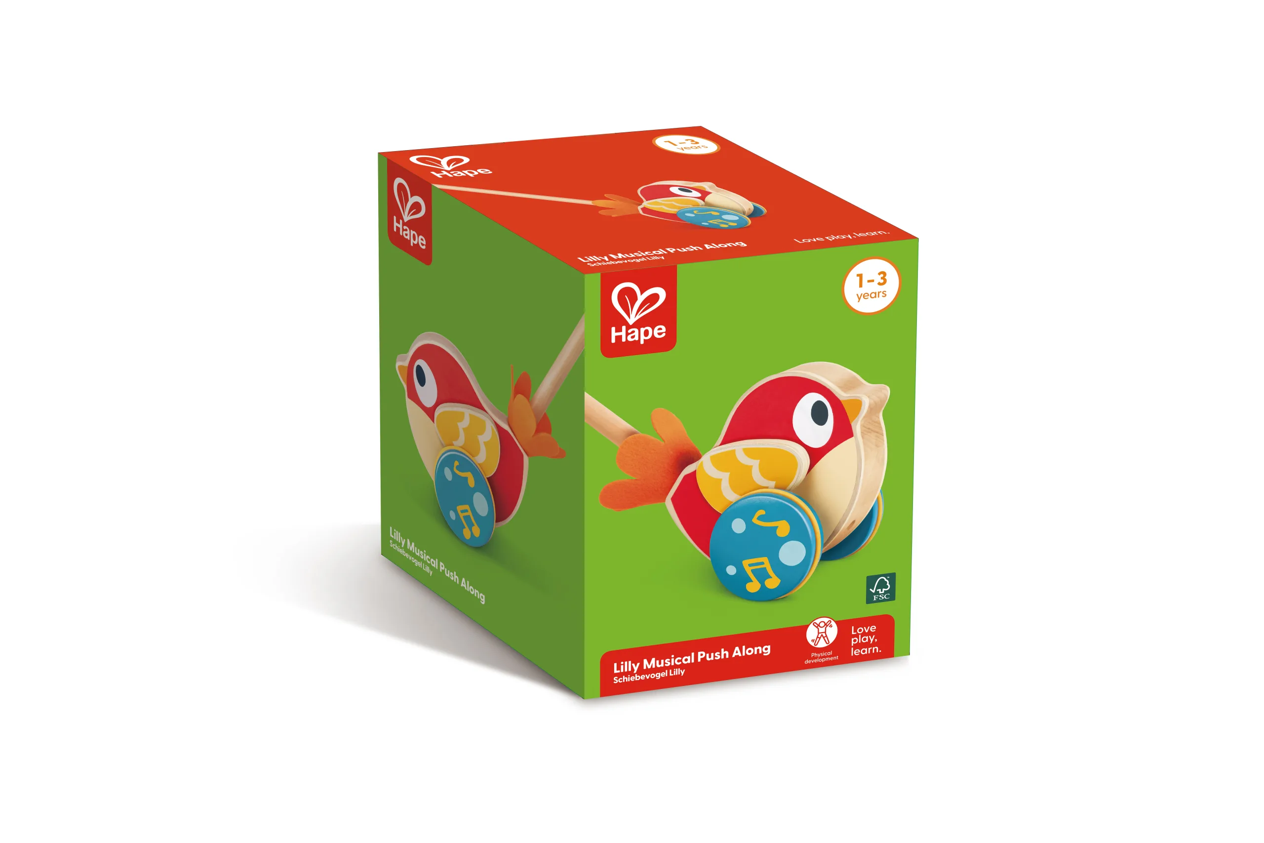 Музикална пръчка за бутане, Hape, Лили - Image 5