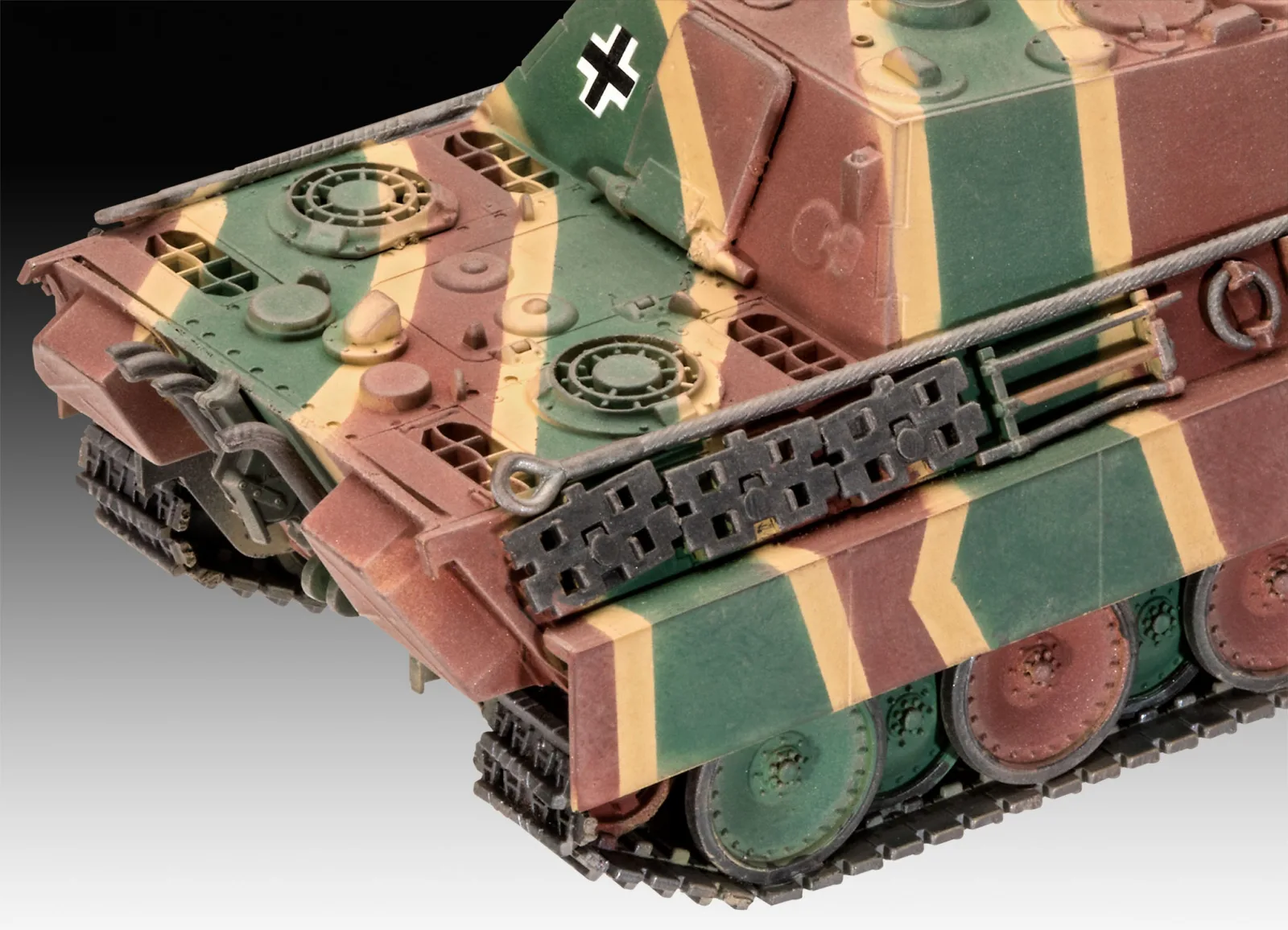Сглобяем модел, Revell, Немски унищожител на танкове, Jagdpanther Sd.Kfz.173, 120 части - Image 4