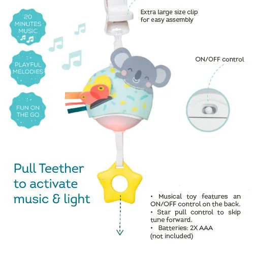 Музикална играчка, Taf Toys, Сладка коала, 12 x 30 x 3.5см - Image 2