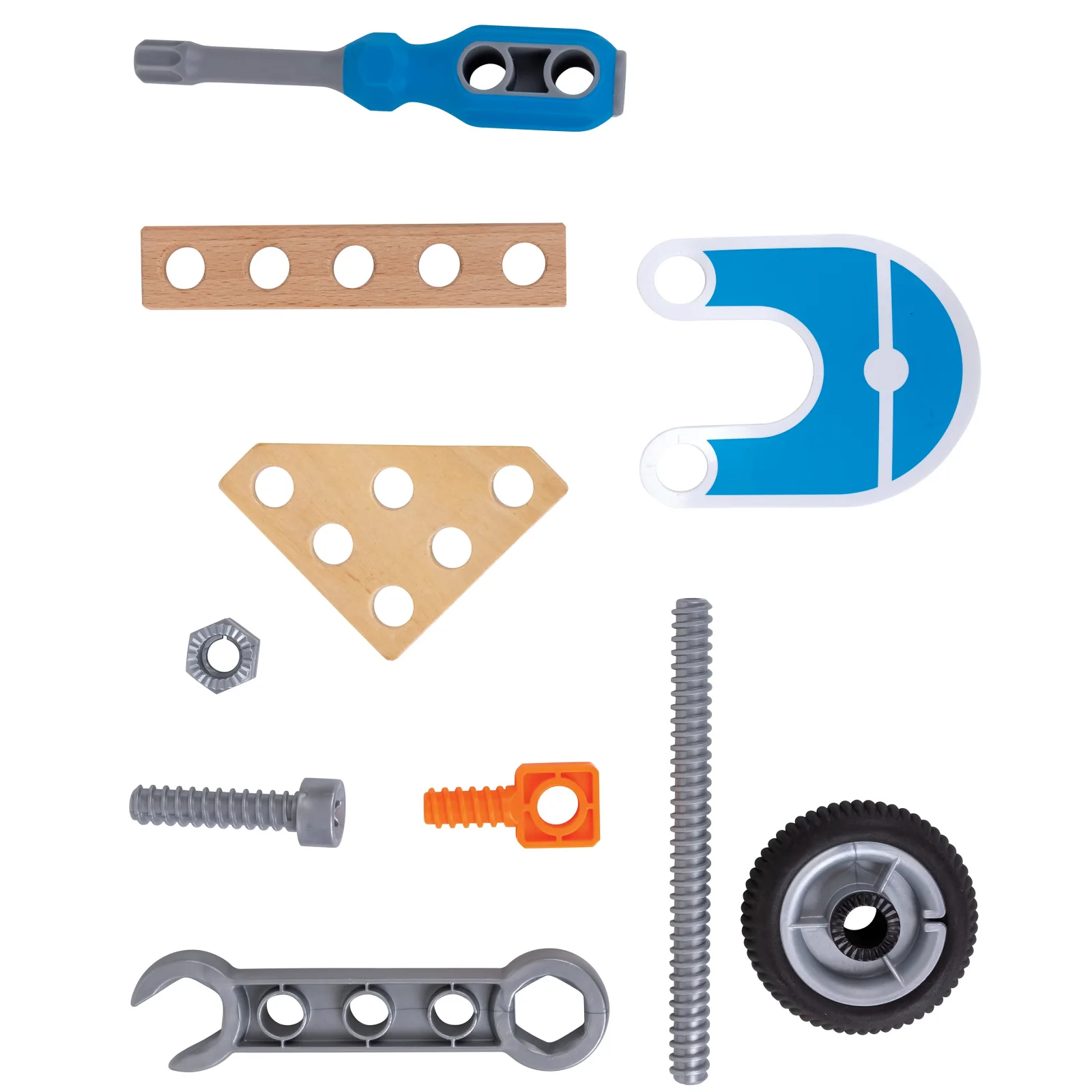 Дървен комплект, Hape, Млад изобретател, Мотоциклет, 34 части - Image 4