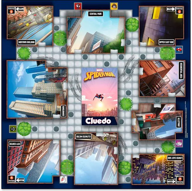 Настолна игра, Winning Moves, Cluedo, Spiderman - Image 6