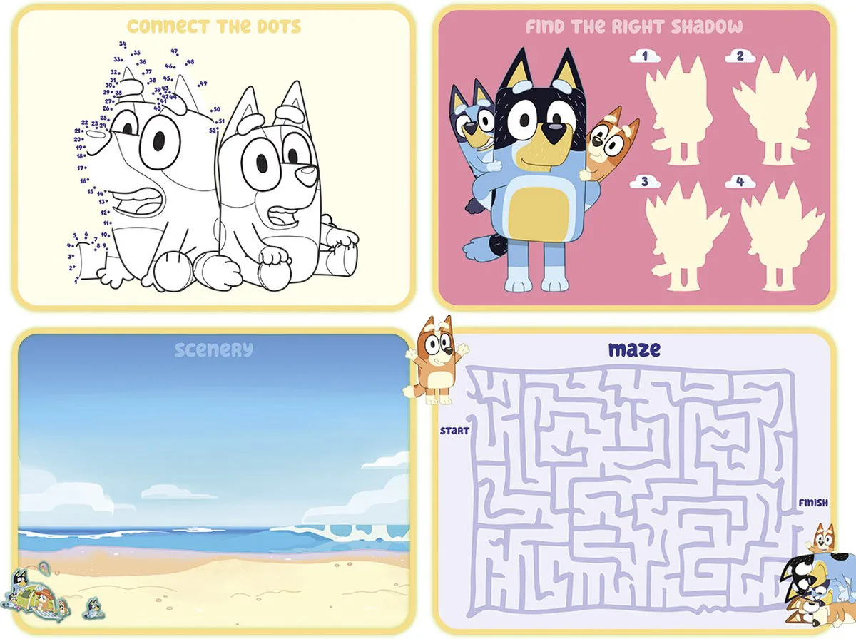 Комплект супер стикери, Totum, Bluey, 10 части - Image 4