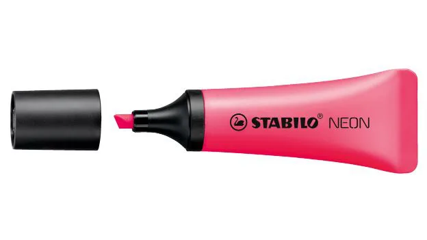 Текст маркер, Stabilo, Neon, Розов - Image 2