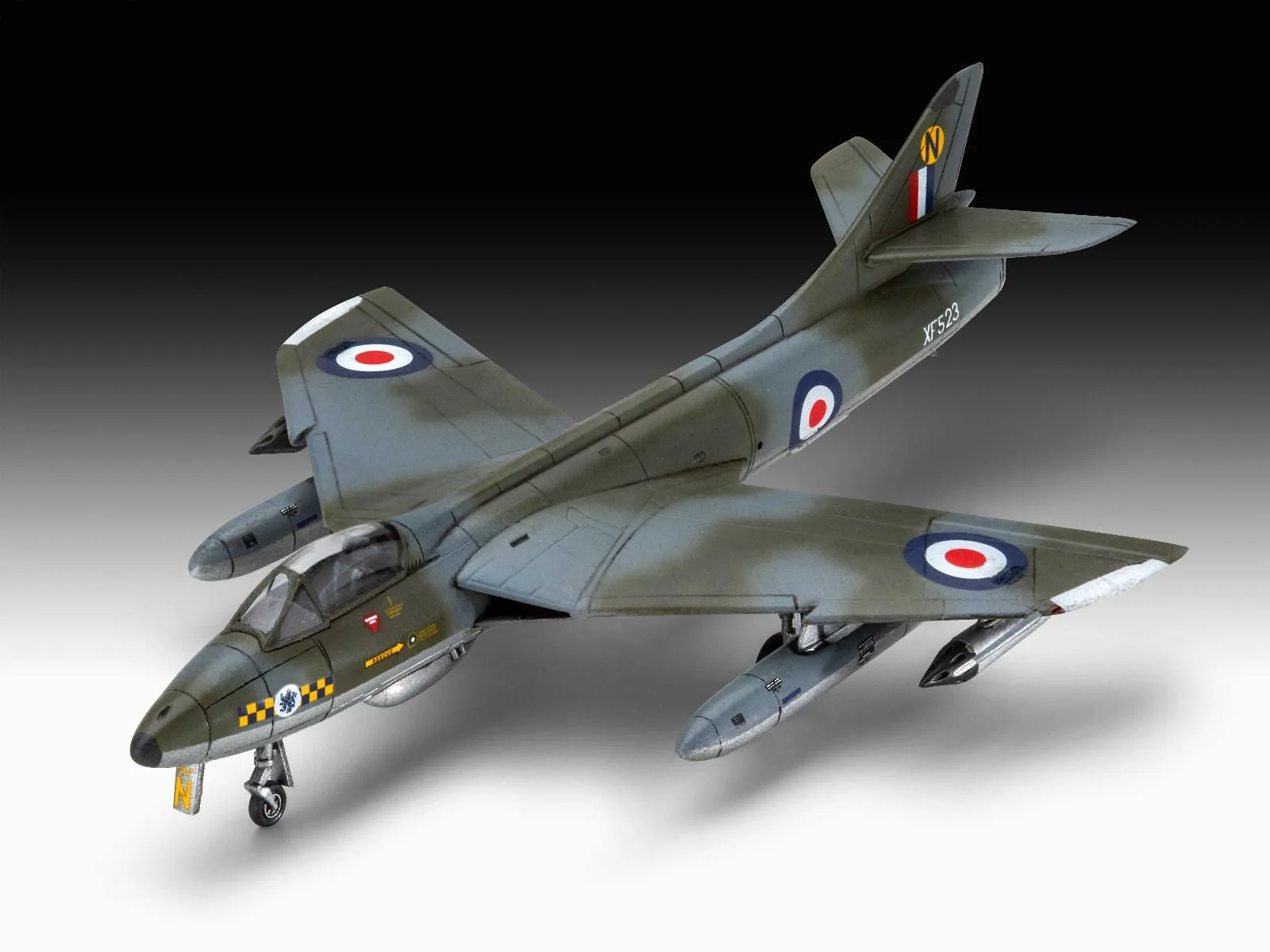 Сглобяем модел, Revell, Самолет Hawker Hunter FGA.9 - Image 2