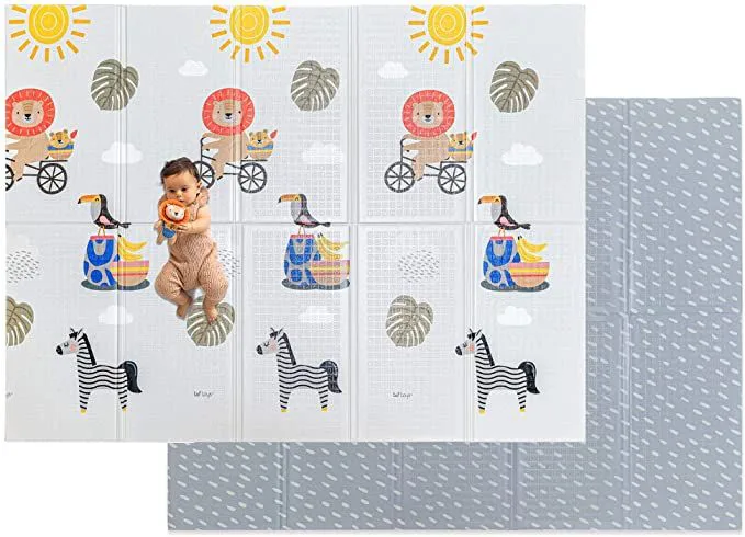 Килим за бебе, Taf Toys, Двустранен, Савана, с 12 части за снимки 150 х 200 см - Image 2