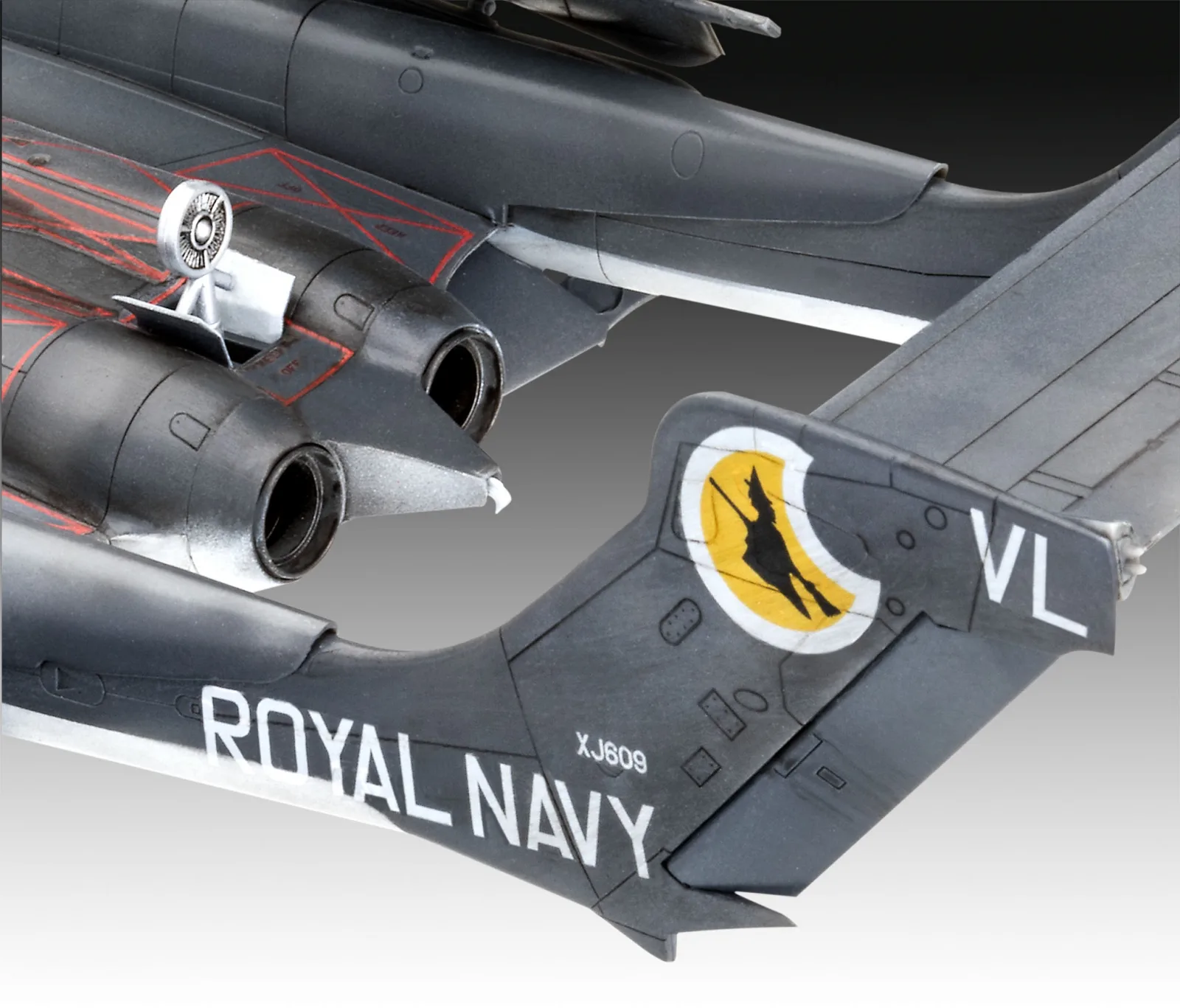 Сглобяем модел, Revell, Британски изтребител Sea Vixen FAW 2, 131 части - Image 4