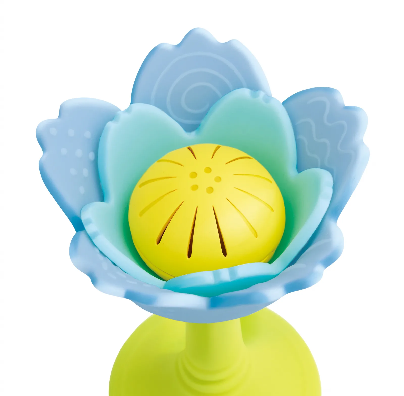 Дрънкалка и гризалка за зъби, Hape, Синьо цвете - Image 3