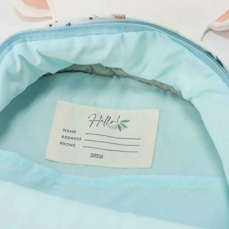 Малка детска раница, Sassi, Мечка, 27.3 х 22 см - Image 10