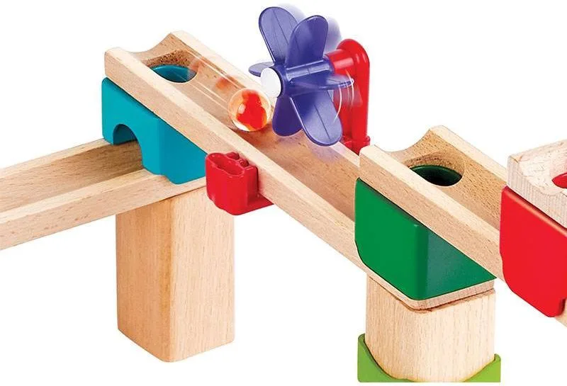 Комплект дървена игра, Hape, Домино, Състезателна писта, 81 части - Image 3