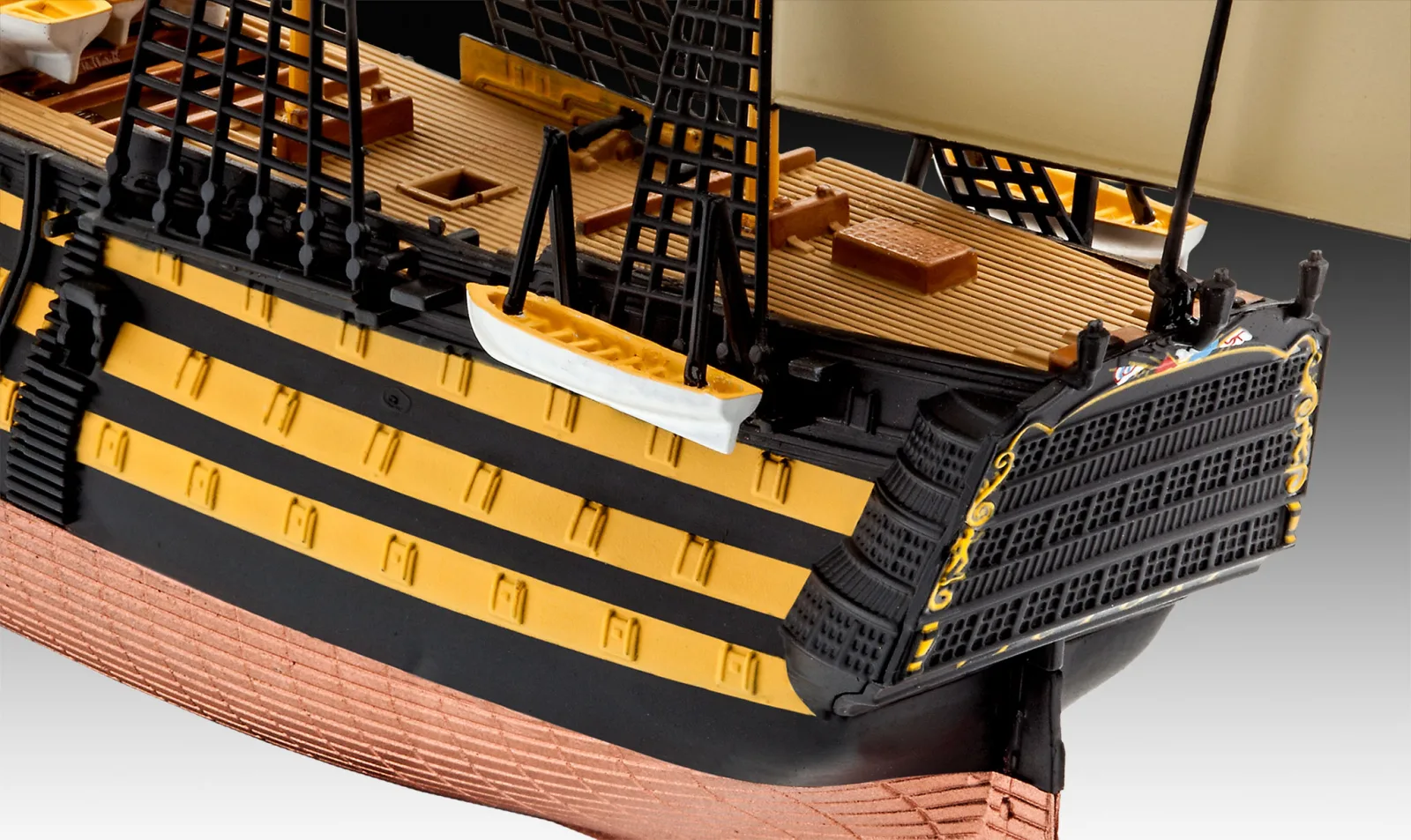 Комплект сглобяем модел, Revell, Ветроходен кораб HMS Victory, 45 части - Image 5