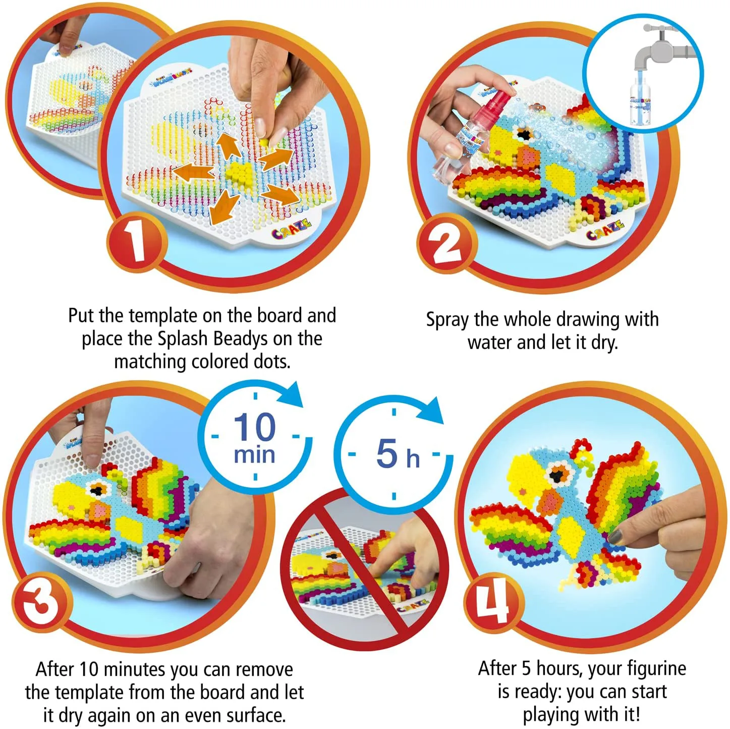 Творчески комплект, Craze, Разноцветна мозайка, Еднорог - Image 2