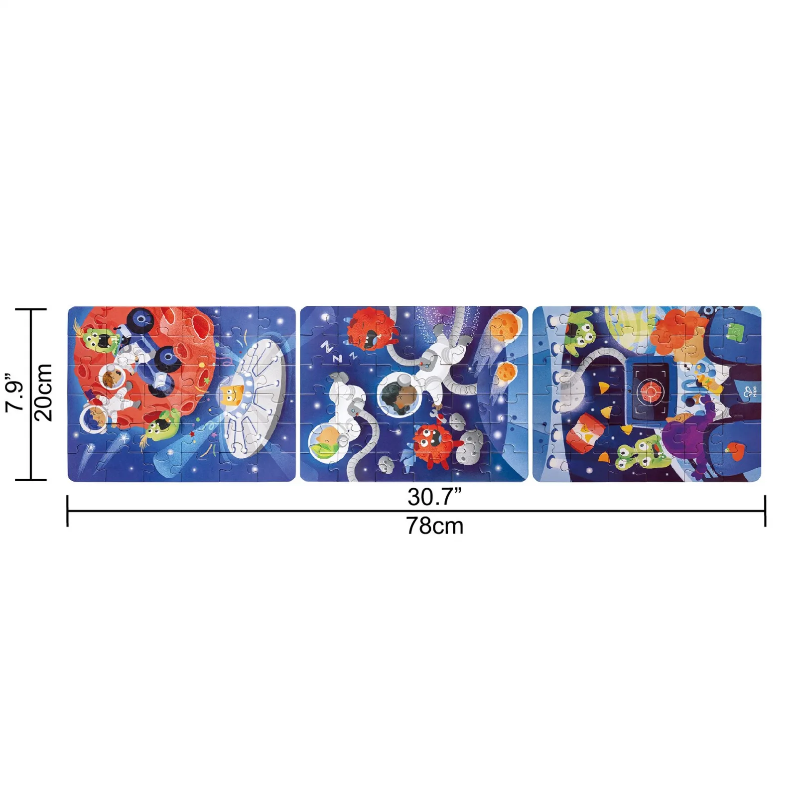 Пъзел, Hape, Галактика 3 в 1, 3 x 36 части - Image 2