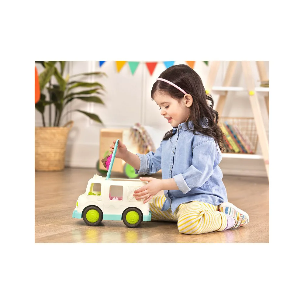 Детска играчка, Battat, Мини камион за сладолед, 28 x 16 x 19 см - Image 4