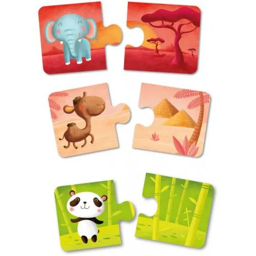 Образователен пъзел, Eurekakids, Montessori, Къщата на животните - Image 2