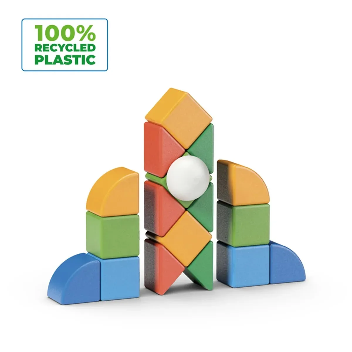 Магнитен конструктор, Geomag, Magicube, Малък свят, 25 части - Image 4