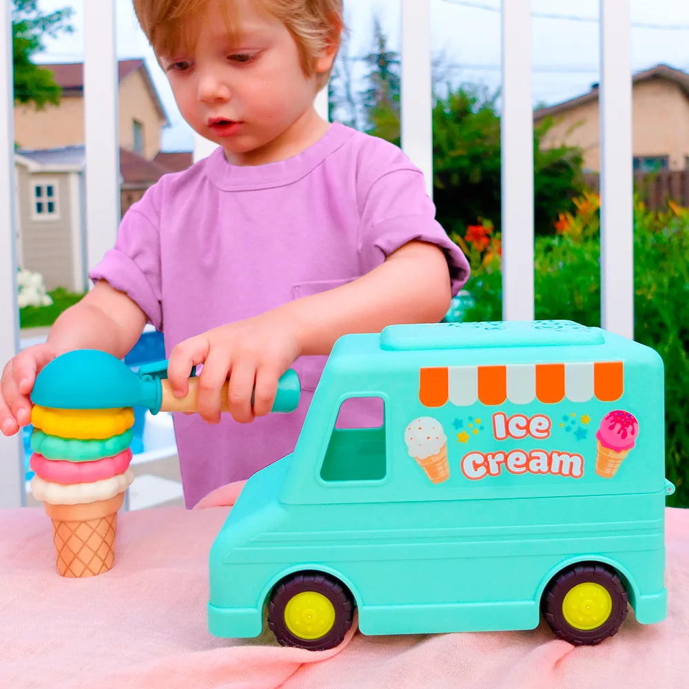 Комплект за игра, Battat, Камион за сладолед, 10 части - Image 5