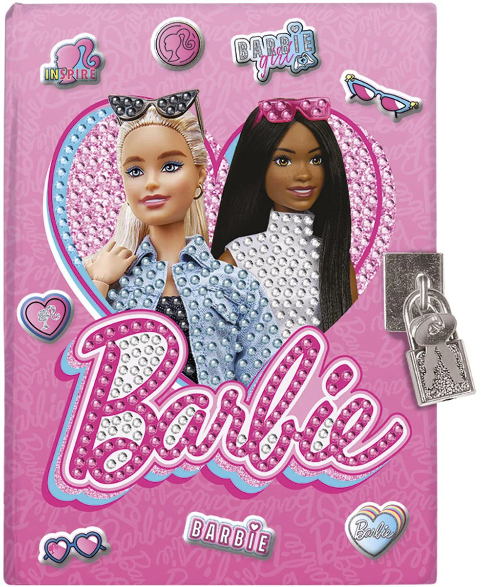 Творчески комплект, Totum, Barbie, Декорирай сам таен дневник с диаманти - Image 5