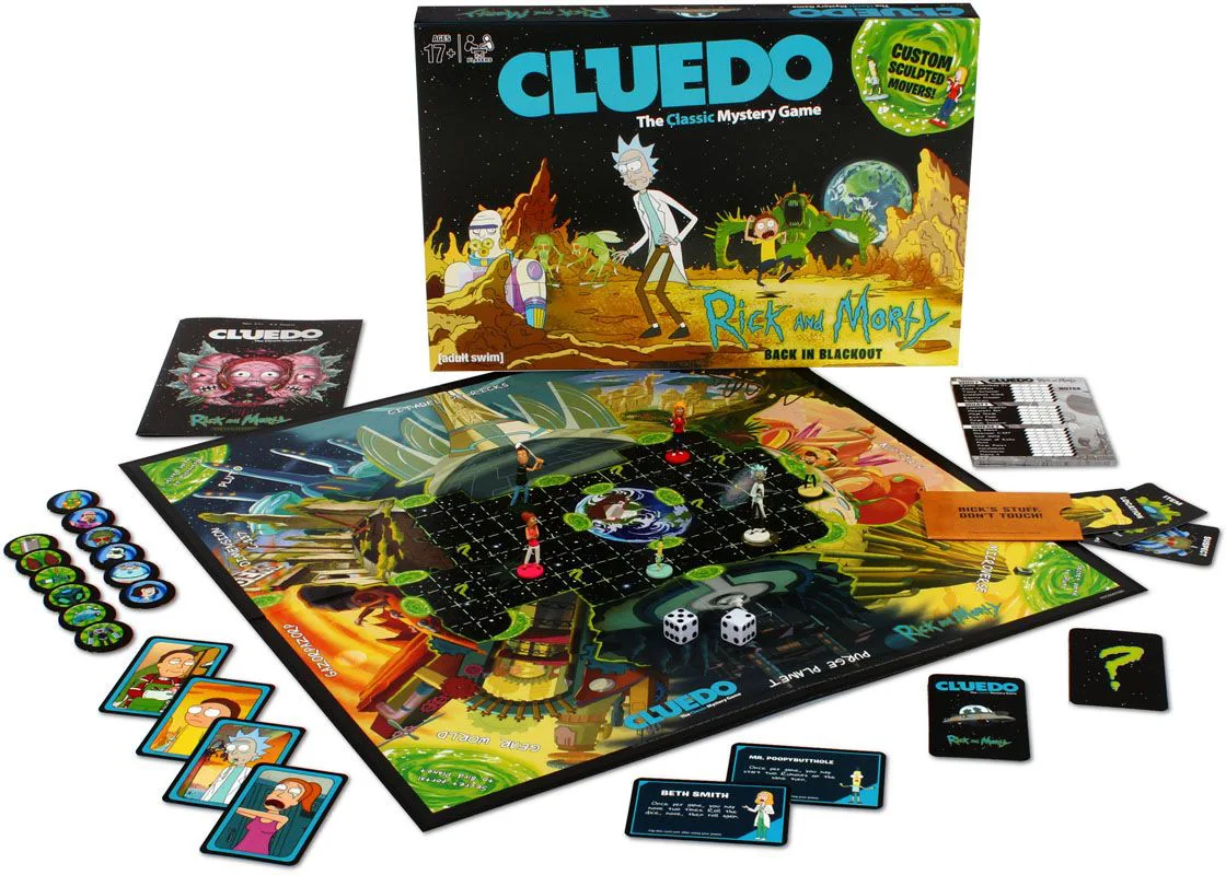 Настолна семейна игра, Winning Moves, Cluedo, Rick & Morty - Image 2