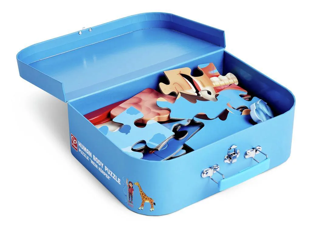 Дървен пъзел, Hape, Човешко тяло, 60 части - Image 9