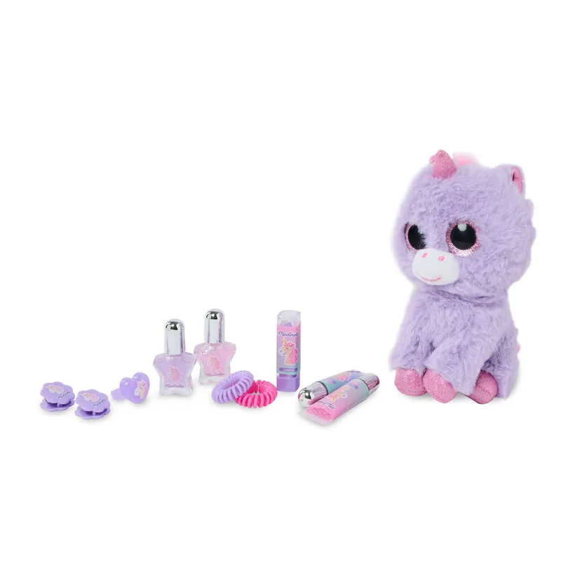 Козметичен комплект с плюшена играчка, Martinelia, Little Unicorn, 11 части - Image 2