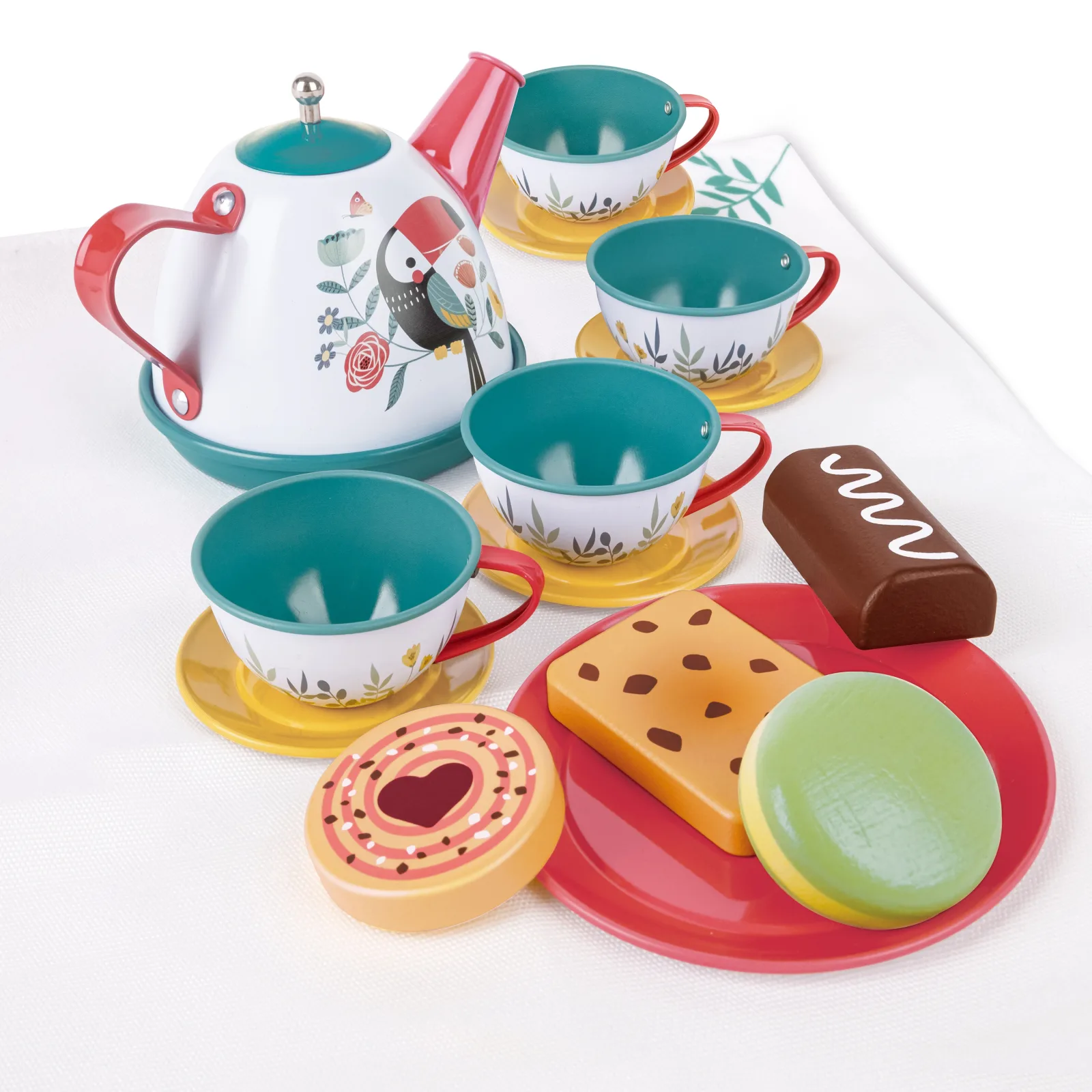 Детски дървен комплект, Hape, Време за чай, 15 части - Image 2