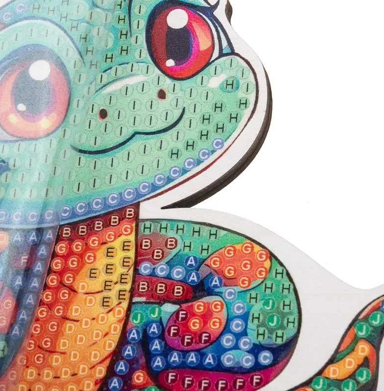 Комплект за диамантена бродерия, Craft Buddy, Crystal Art Buddies, Змия, 7 части - Image 4